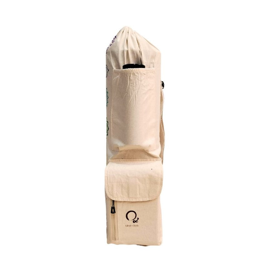 Yoga Bag - Chakra with Zippered Pocket and Block Pocket