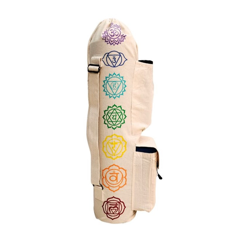 Yoga Bag - Chakra with Zippered Pocket and Block Pocket